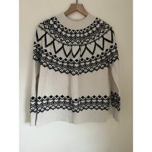 Loft Patterned Holiday Sweater